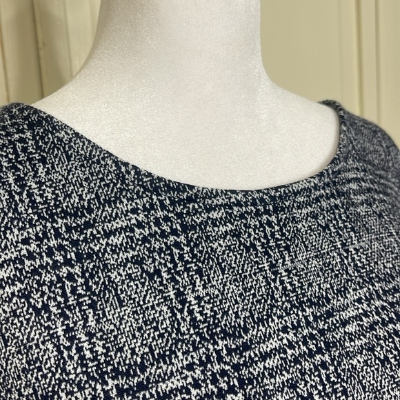 41 Hawthorn Knit A-Line Navy Stretch Size XL Navy Blue/White Pockets Long Sleeve - Picture 6 of 14